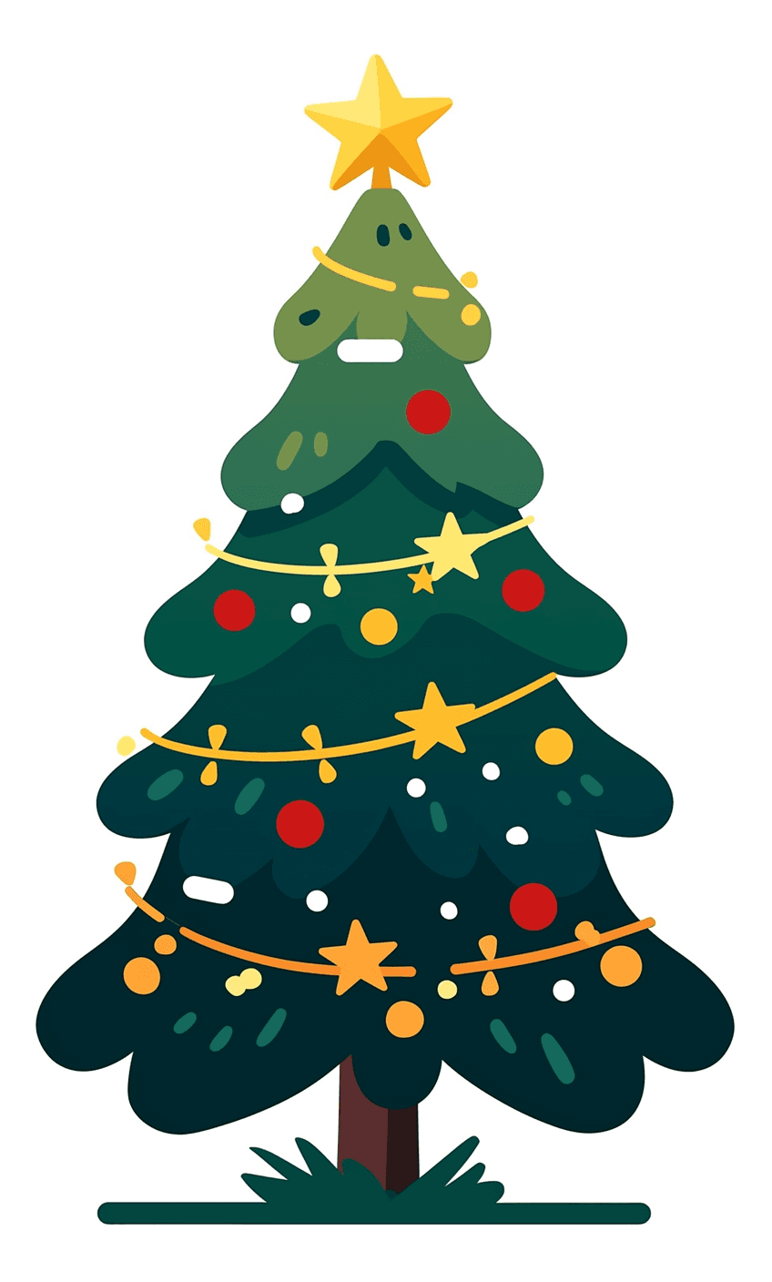 Christmas Tree 350 original repeating artwork
