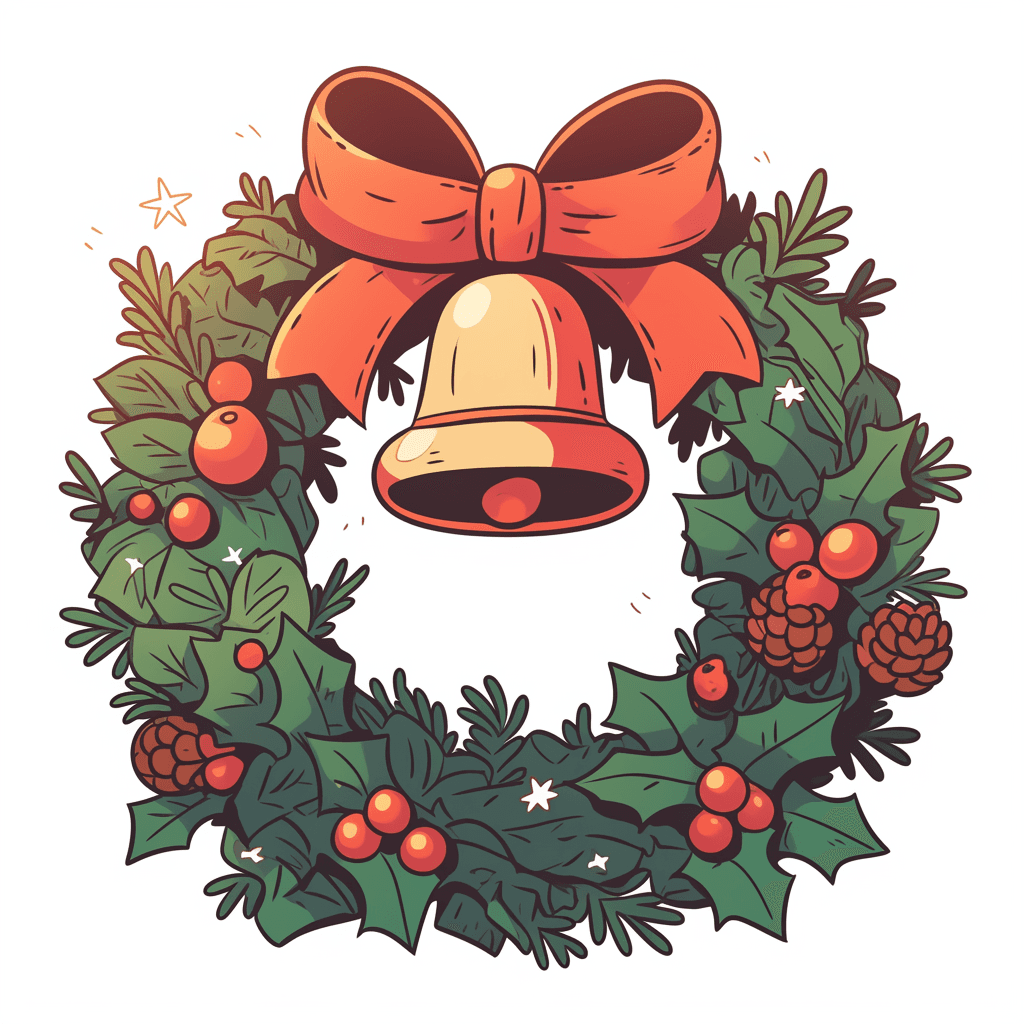Christmas Wreath 158 original repeating artwork