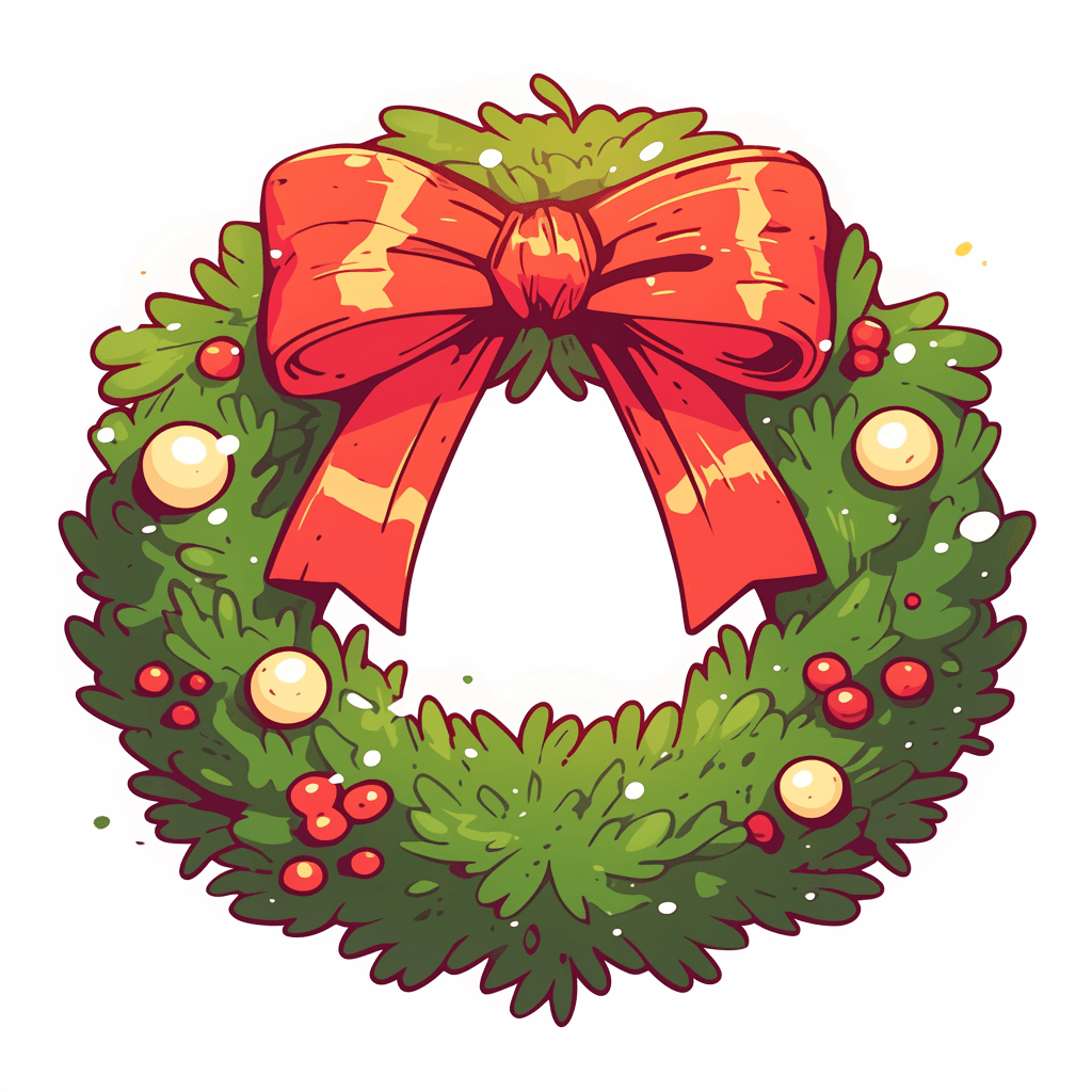 Christmas Wreath 110 original repeating artwork