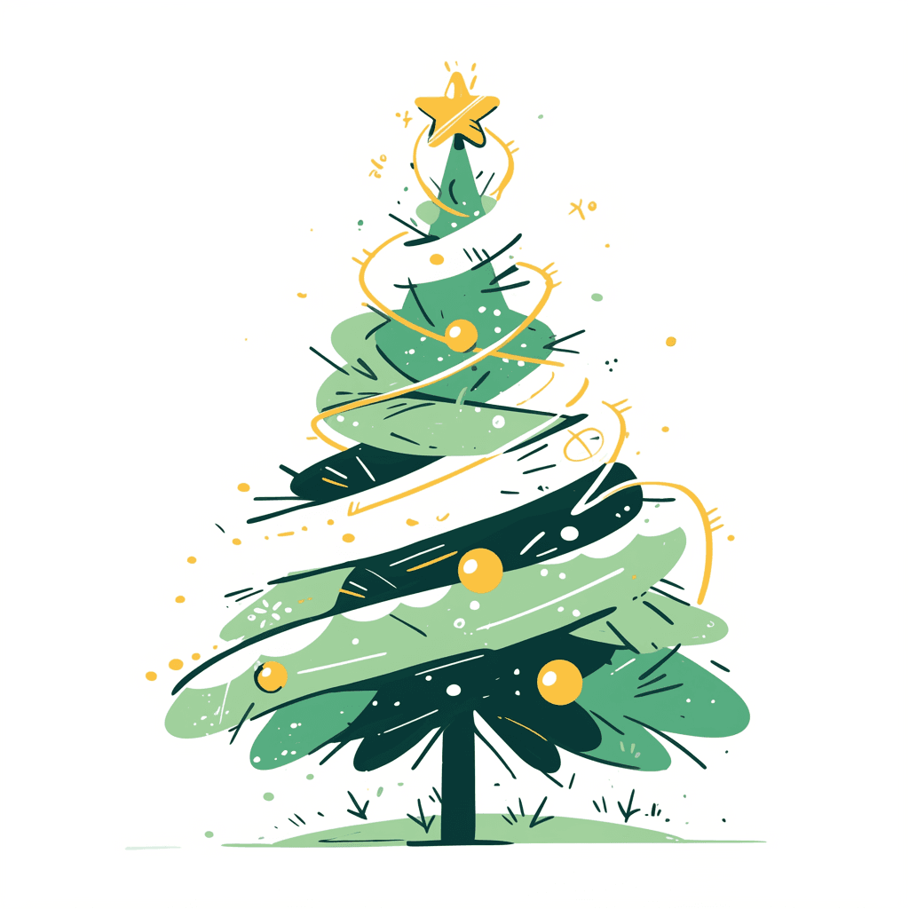 Christmas Tree 171 original repeating artwork
