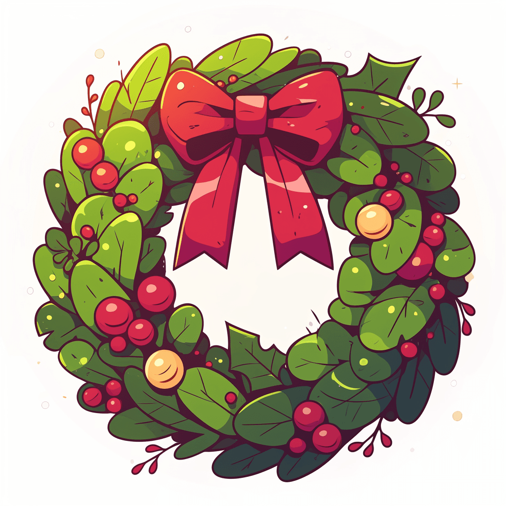 Christmas Wreath 250 original repeating artwork
