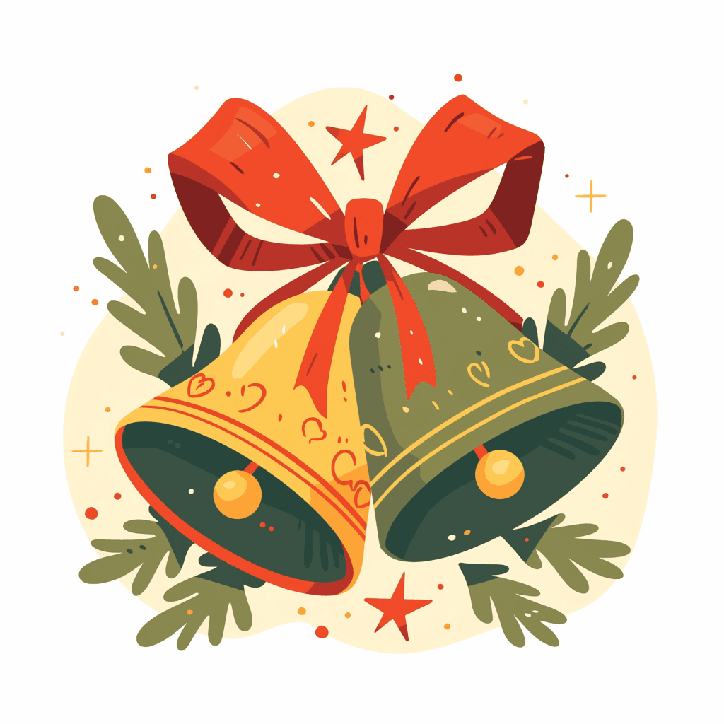 Christmas Echo original repeating artwork