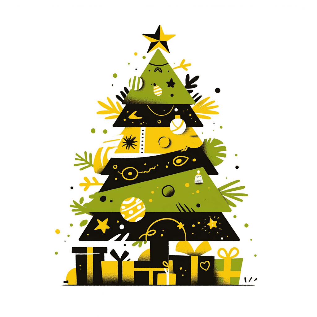 Christmas Tree 525 original repeating artwork