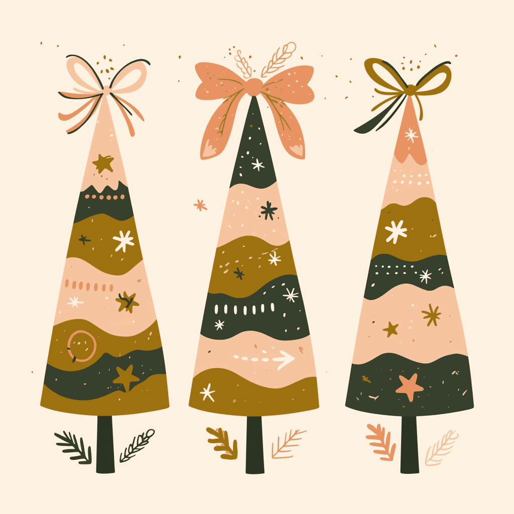 Christmas Tree 158 original repeating artwork