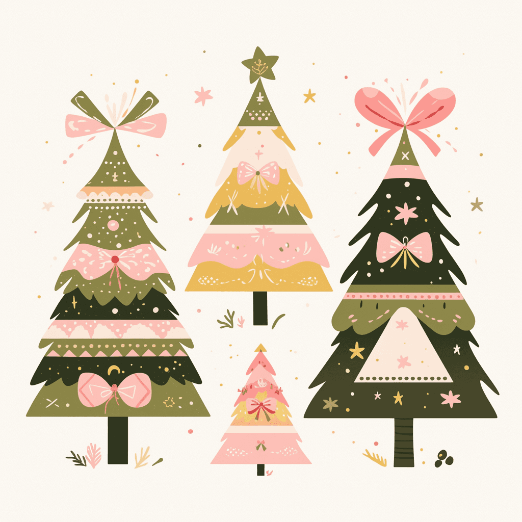 Christmas Tree 261 original repeating artwork