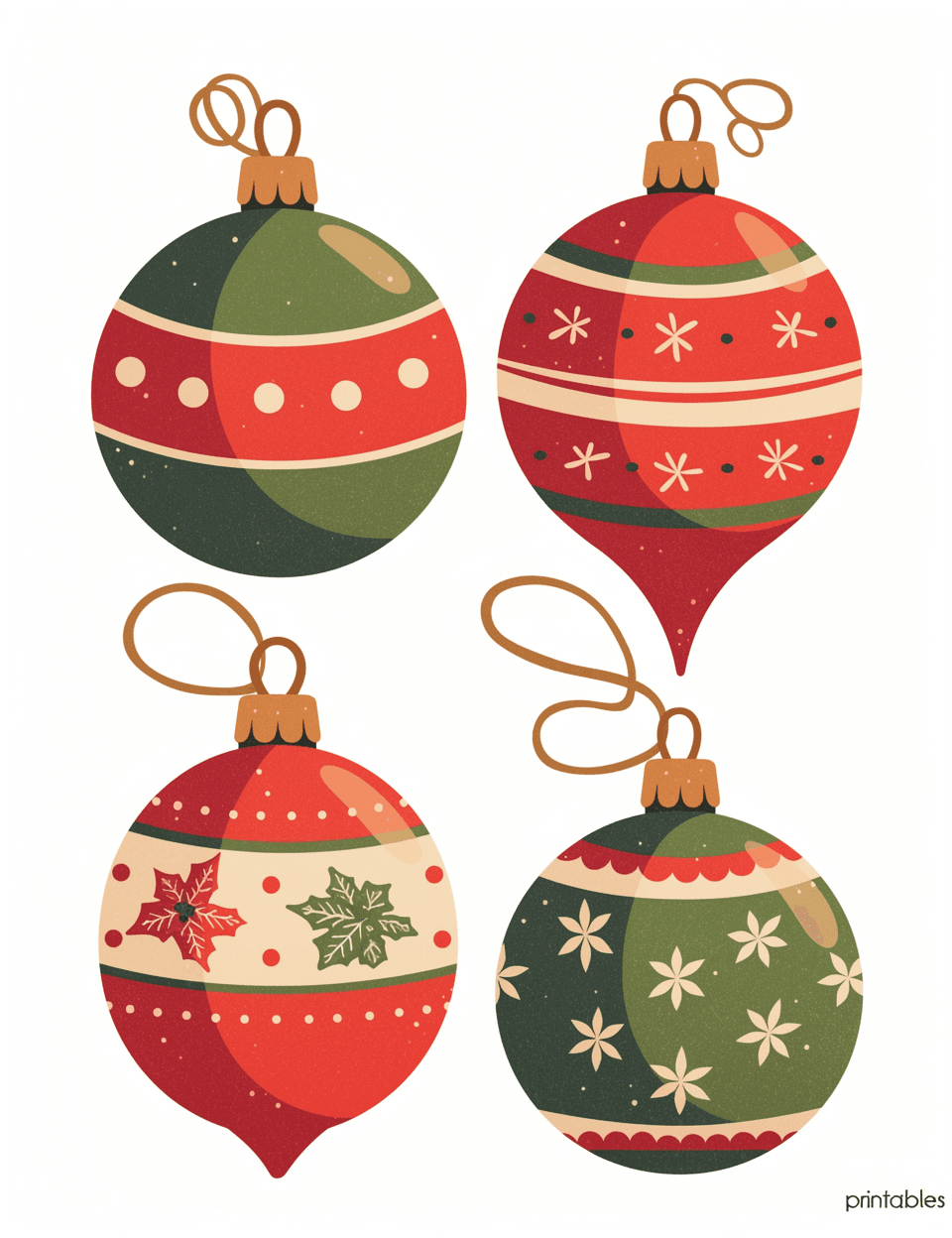 Christmas Ball Flare original repeating artwork