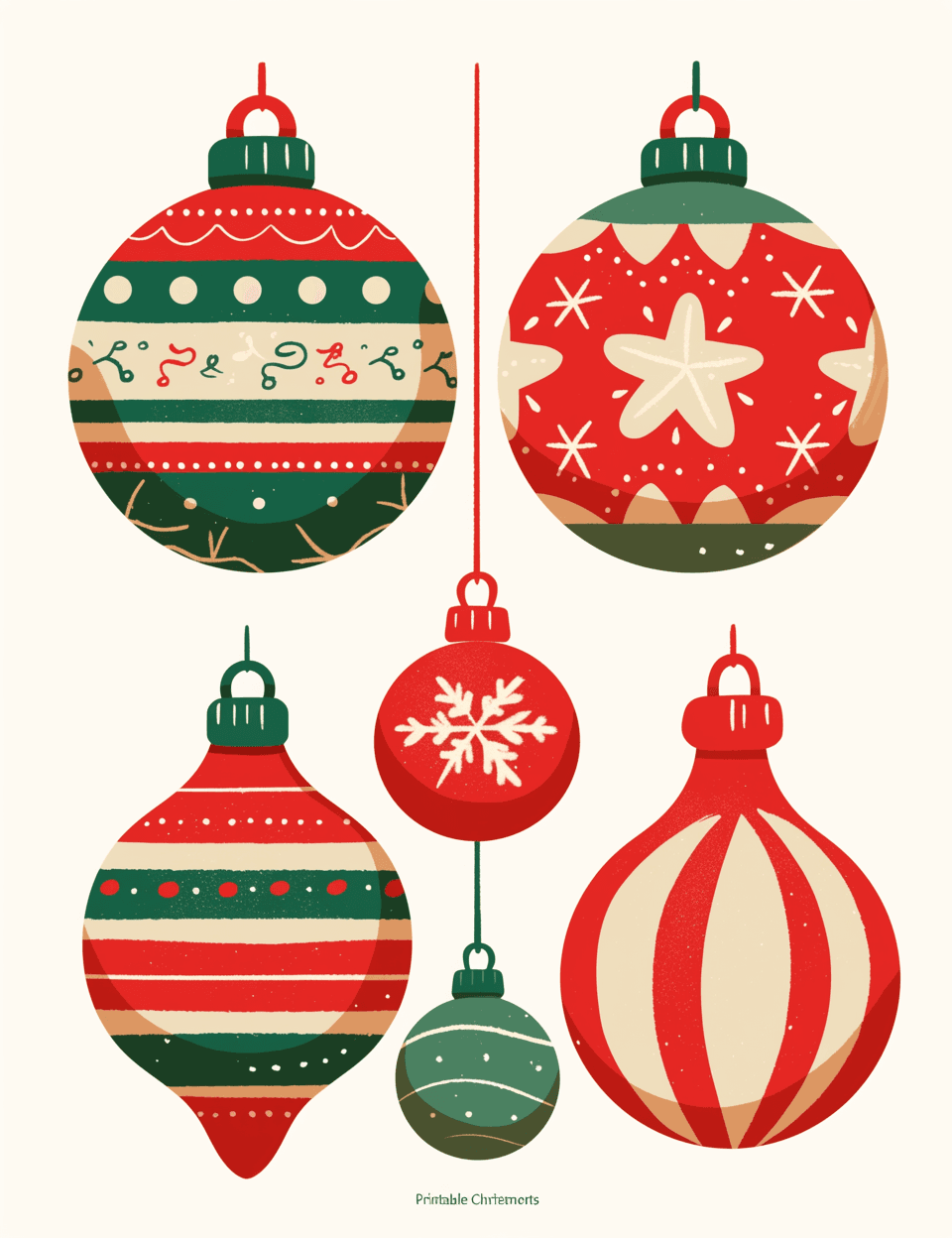 Christmas Ball Blast original repeating artwork