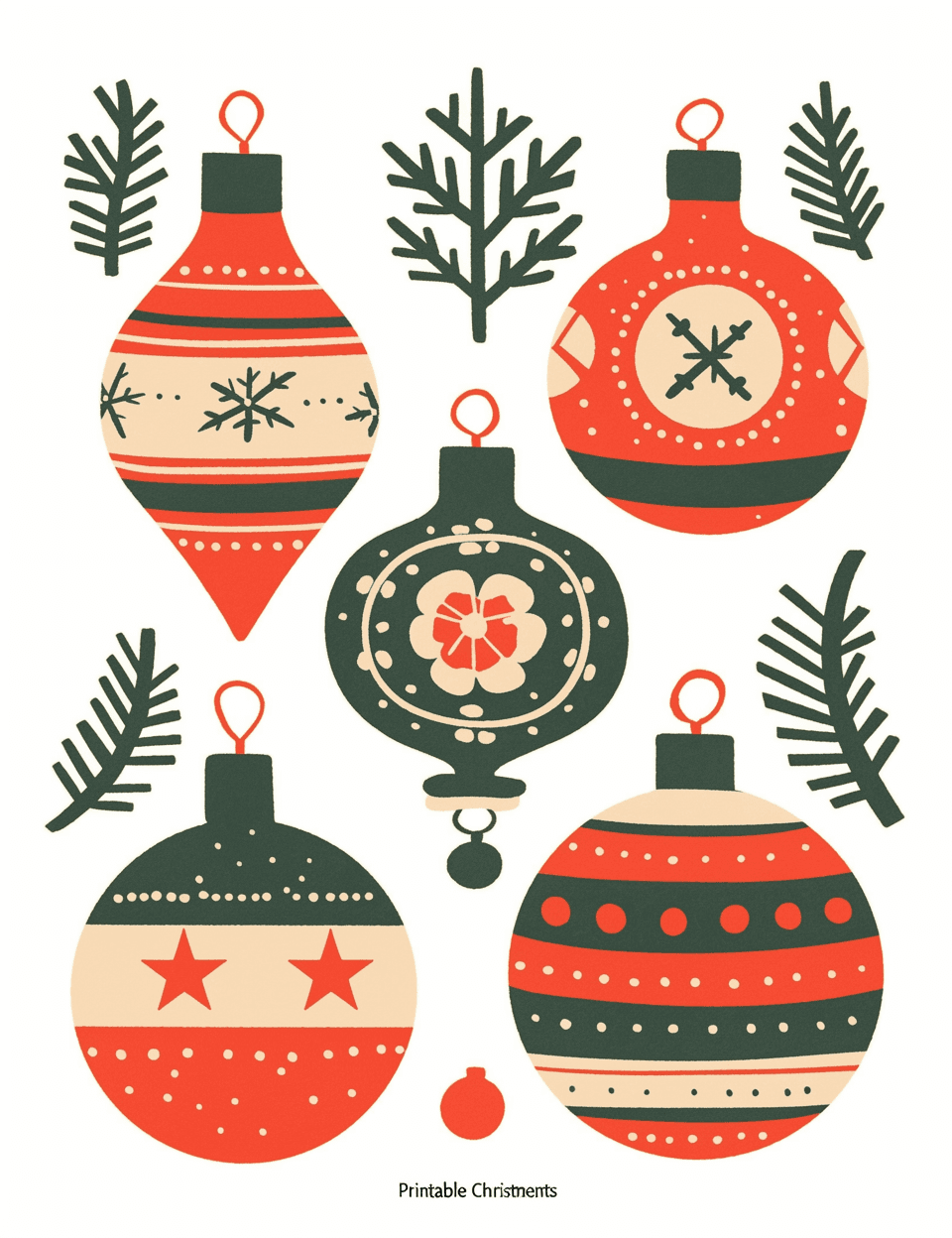 Christmas Ball Spark original repeating artwork