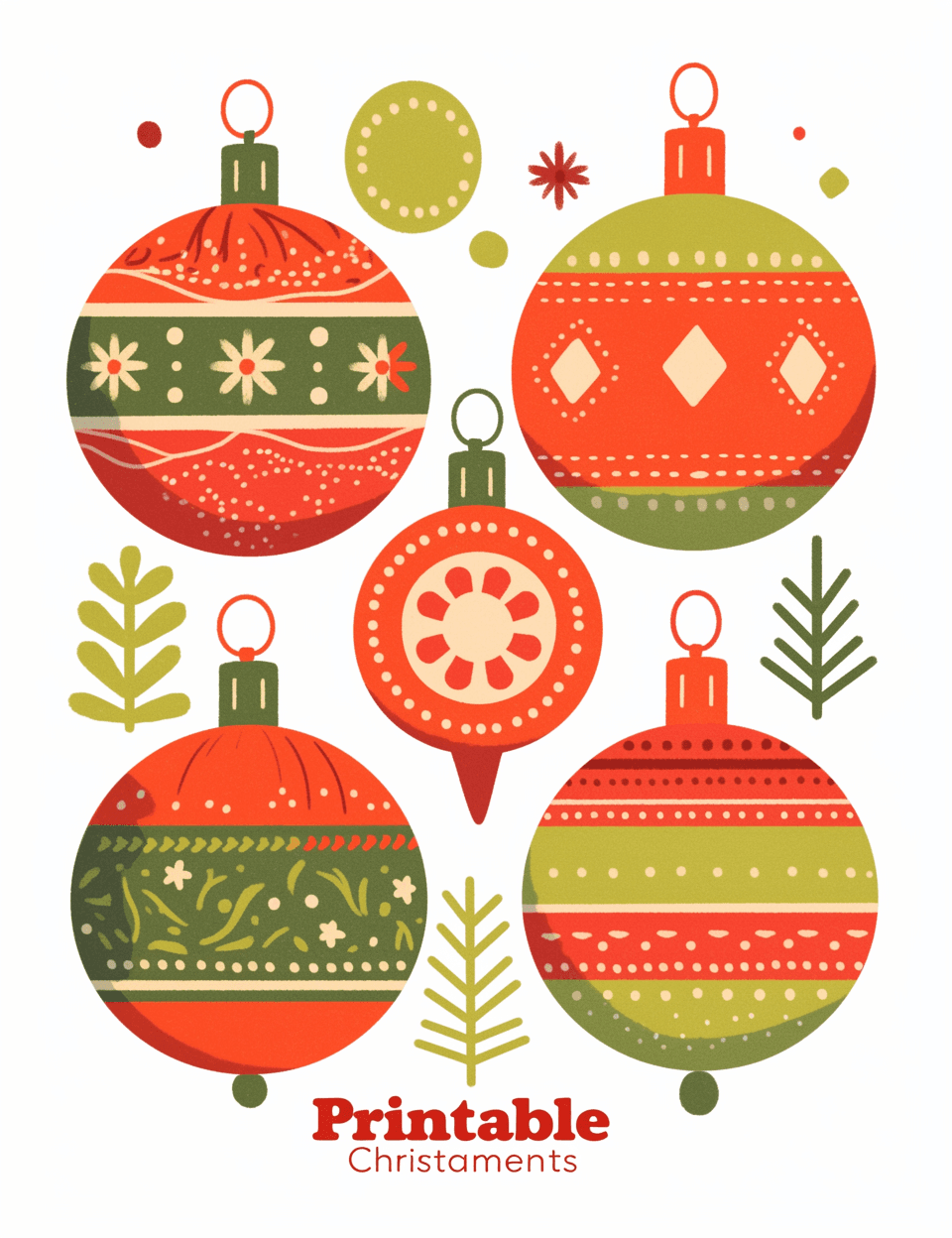 Christmas Ball Moonlit original repeating artwork
