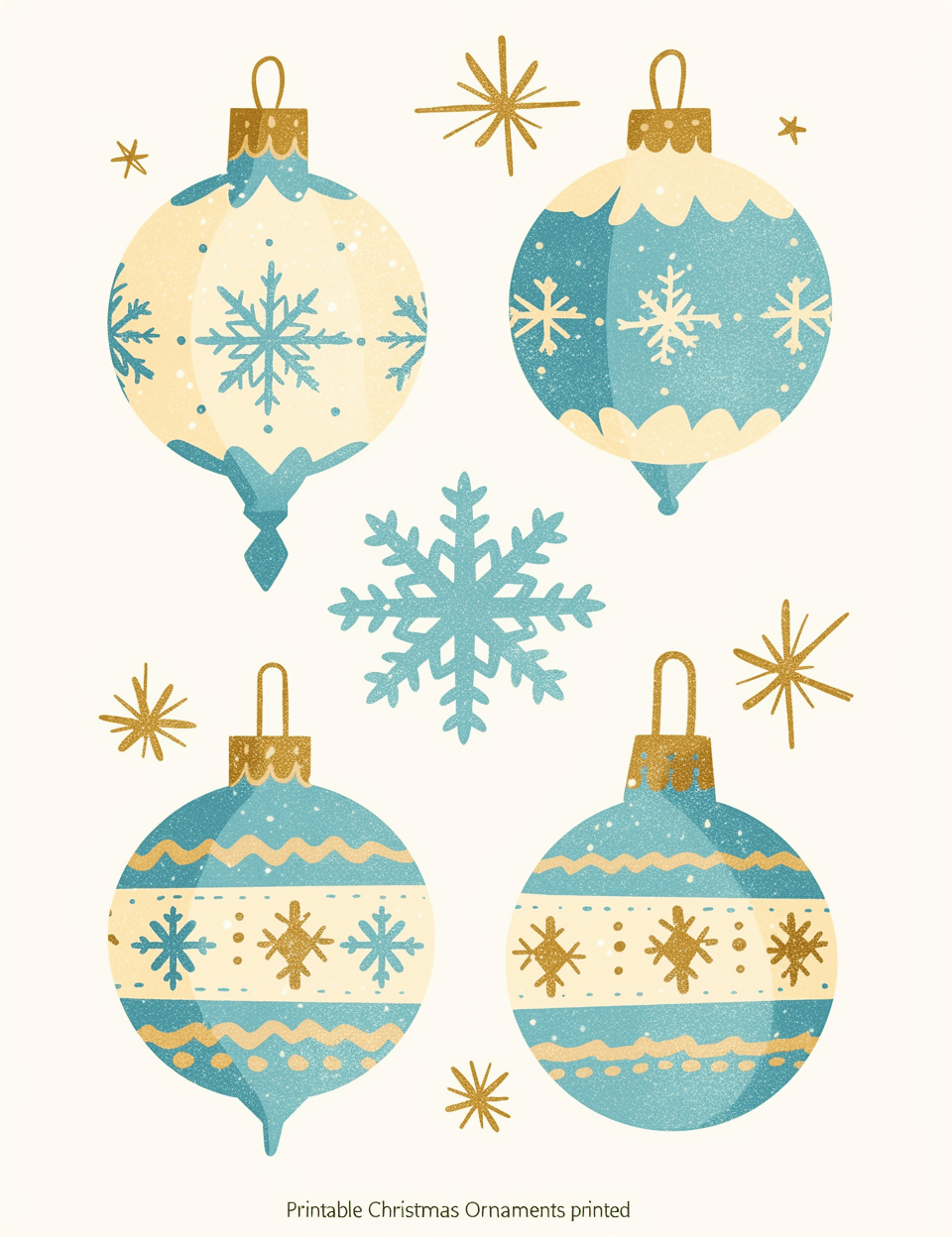 Christmas Ball Trail original repeating artwork
