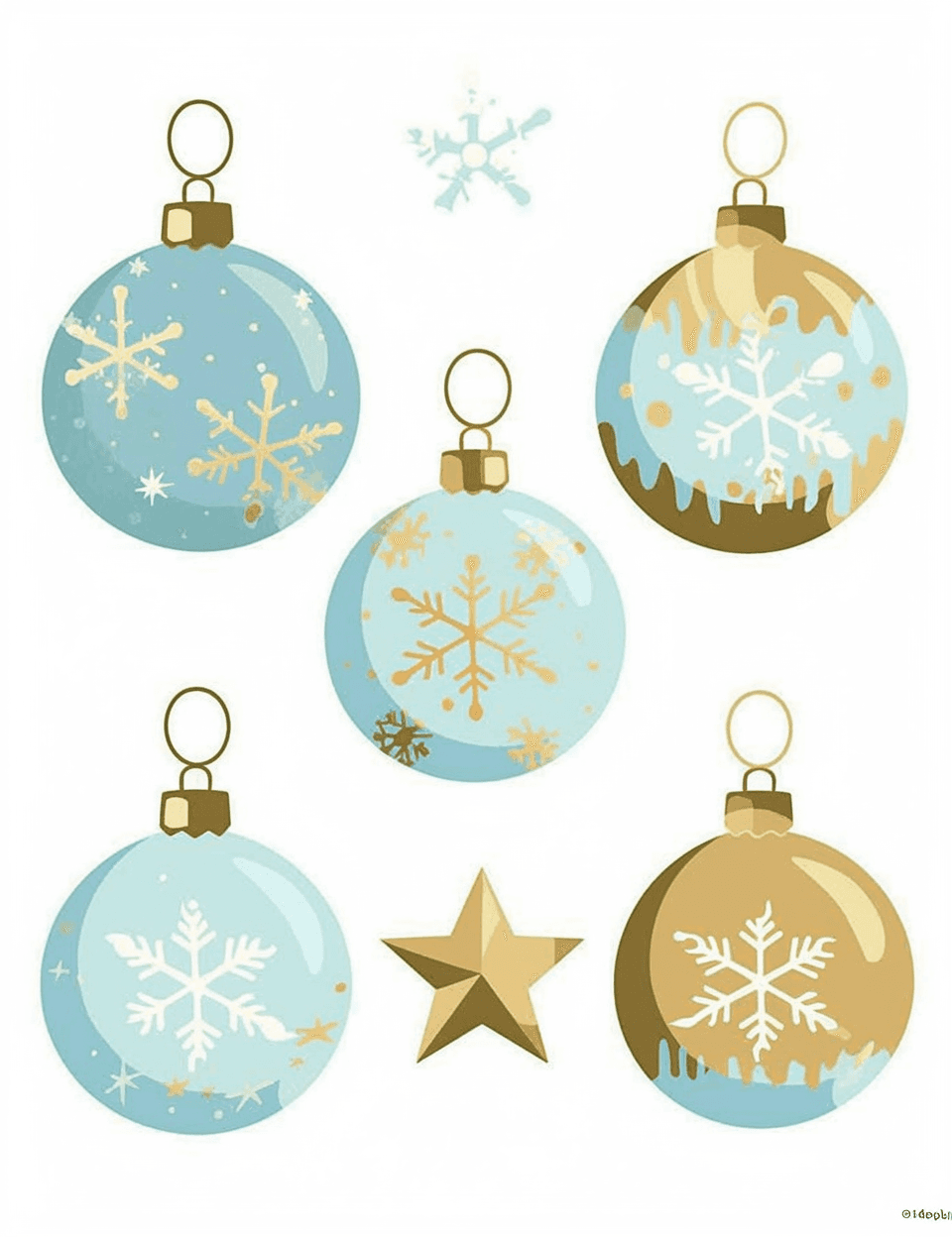 Christmas Ball Party original repeating artwork