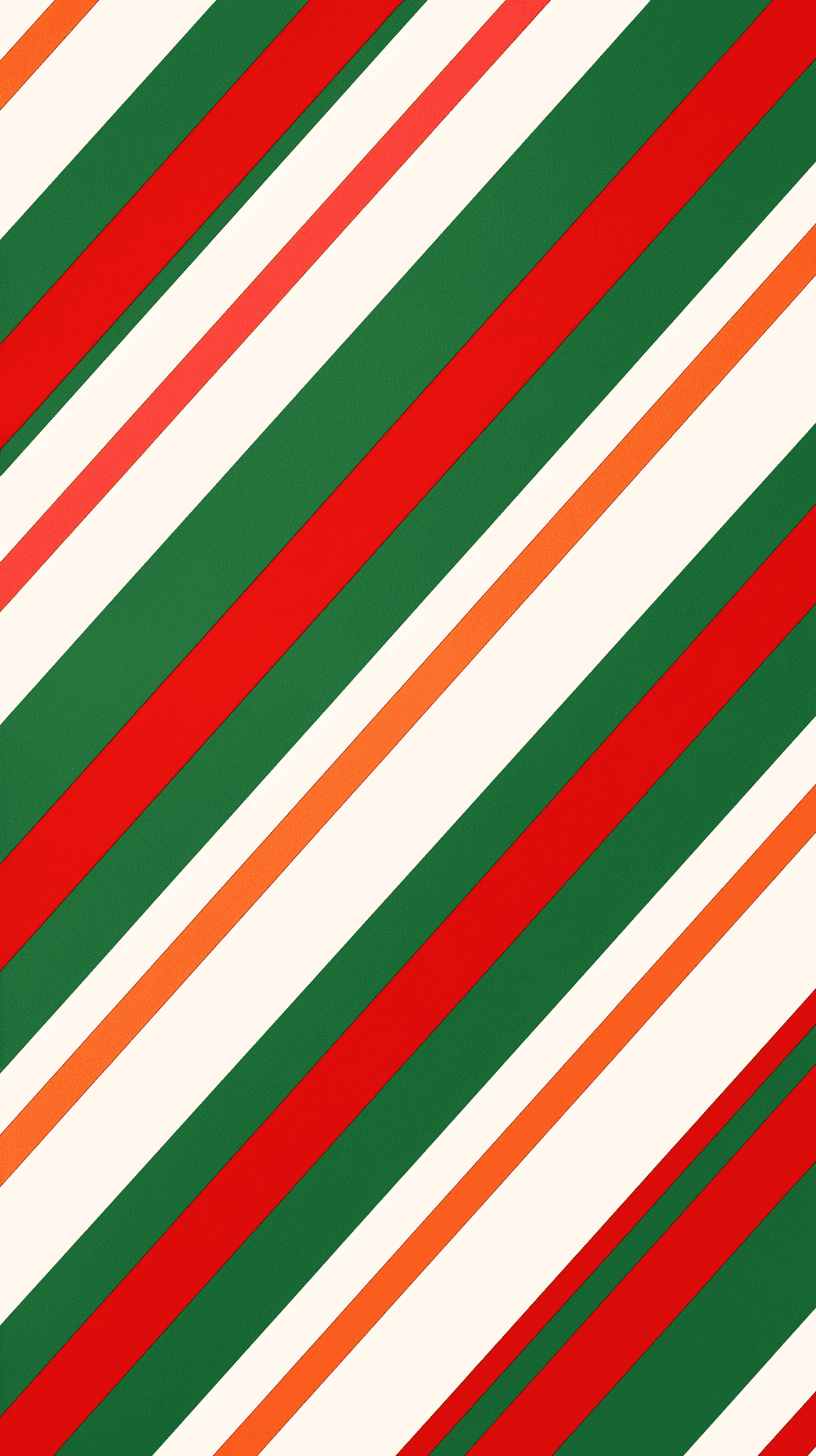 Christmas Stripe Zoom original repeating artwork