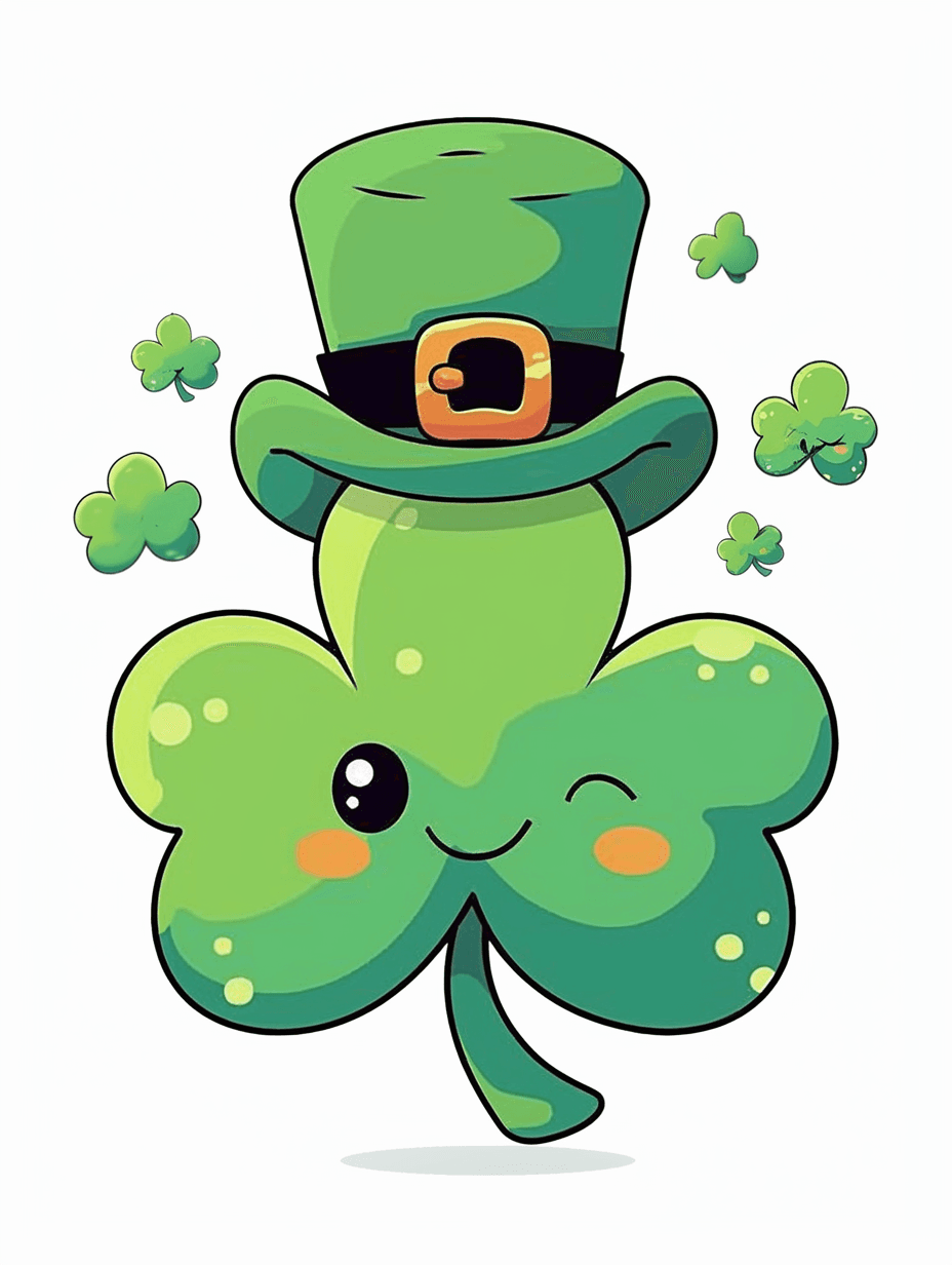 Clover Picnic original repeating artwork