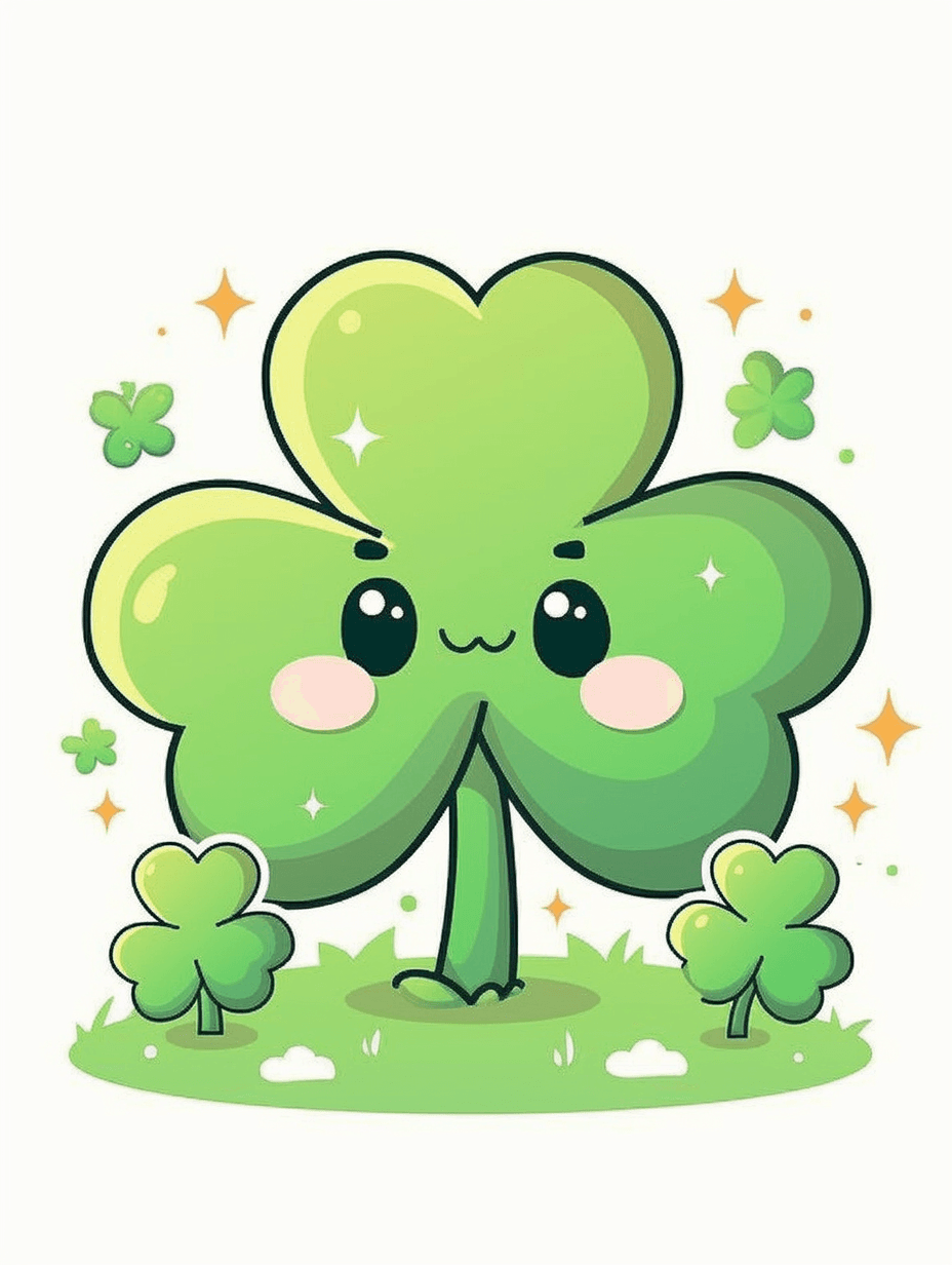 Clover Crew original repeating artwork
