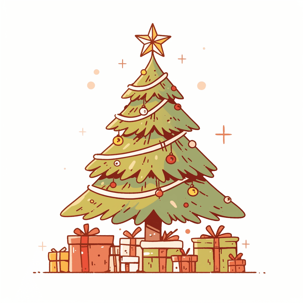 Christmas Tree 088 original repeating artwork