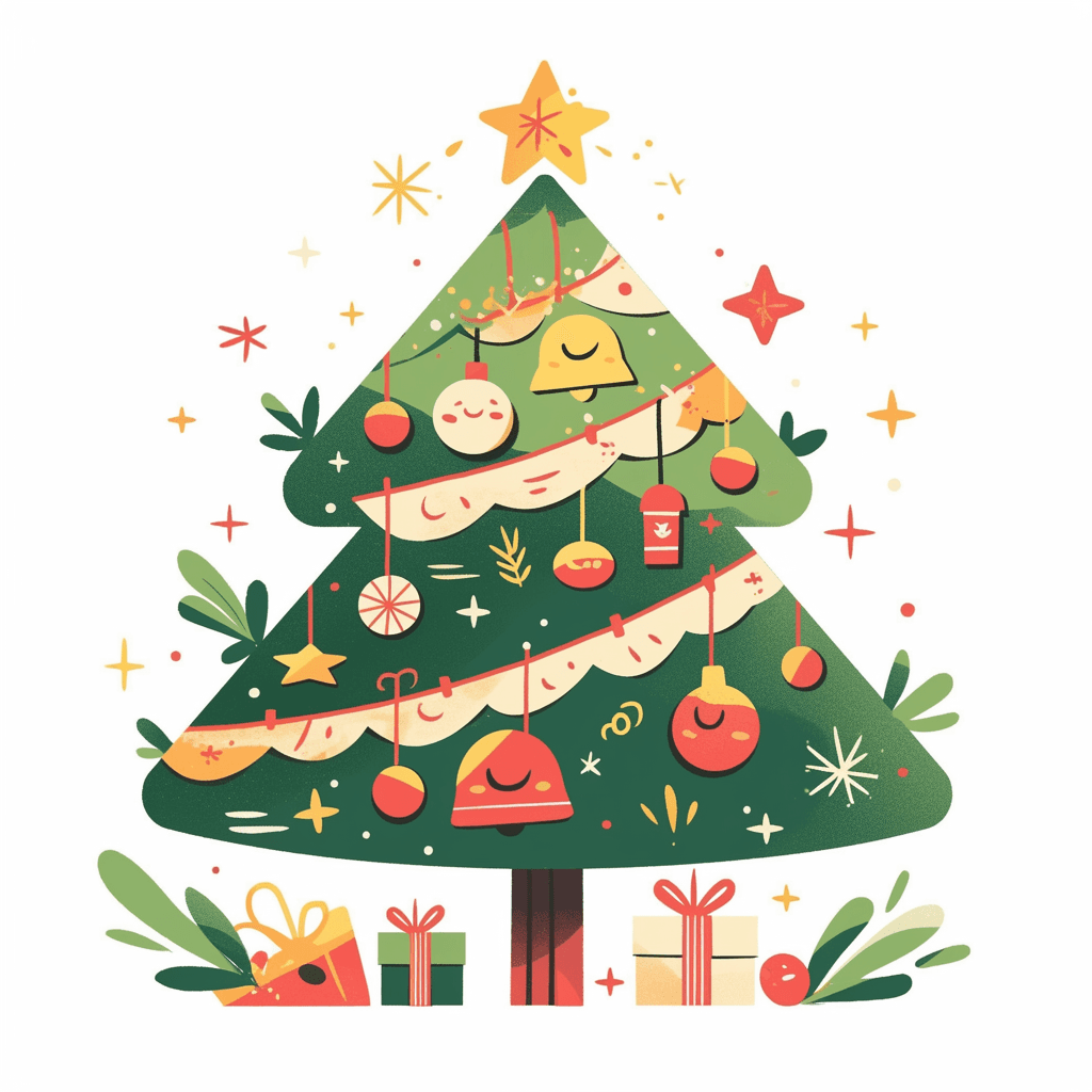 Christmas Tree 175 original repeating artwork