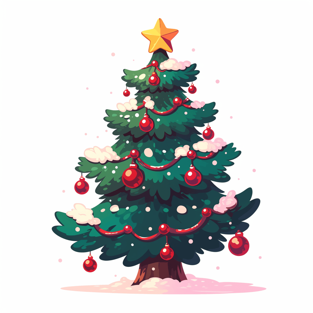 Christmas Tree Valley original repeating artwork