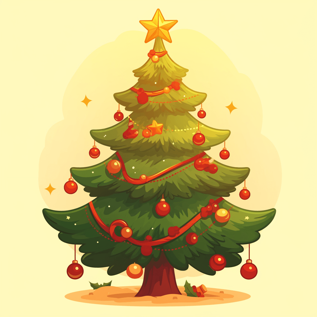 Christmas Tree 102 original repeating artwork
