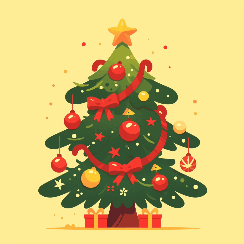 Christmas Tree 305 original repeating artwork