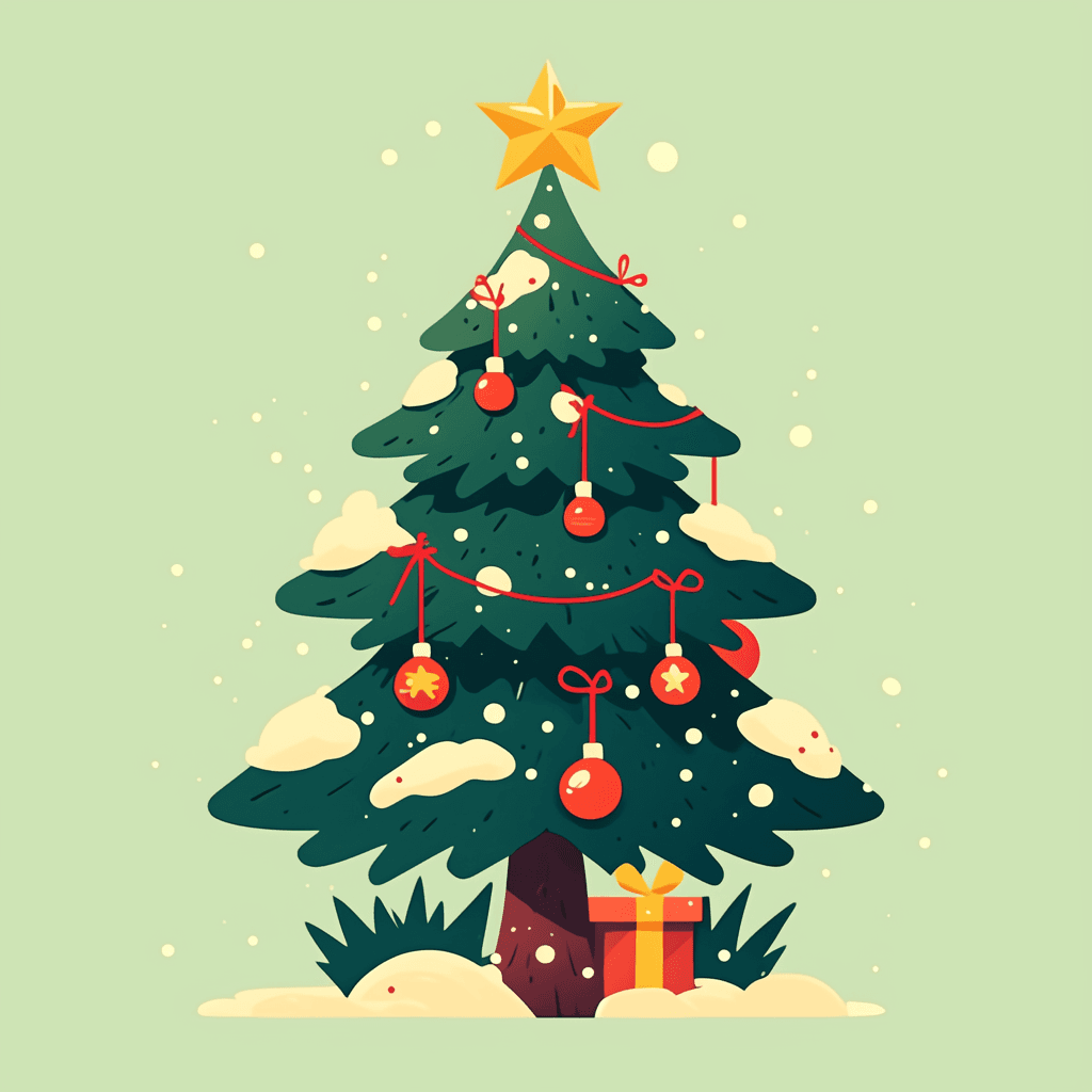 Christmas Tree 442 original repeating artwork