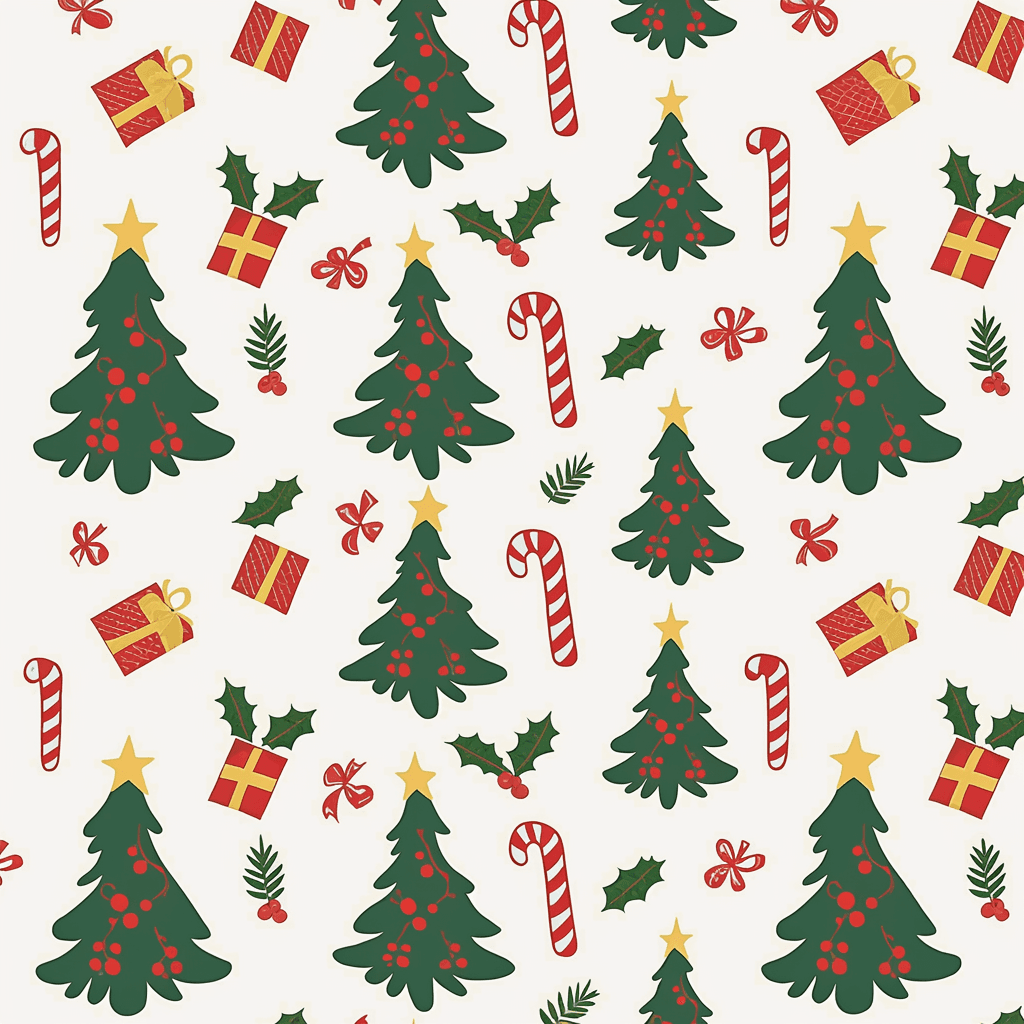 Christmas Tree 139 original repeating artwork