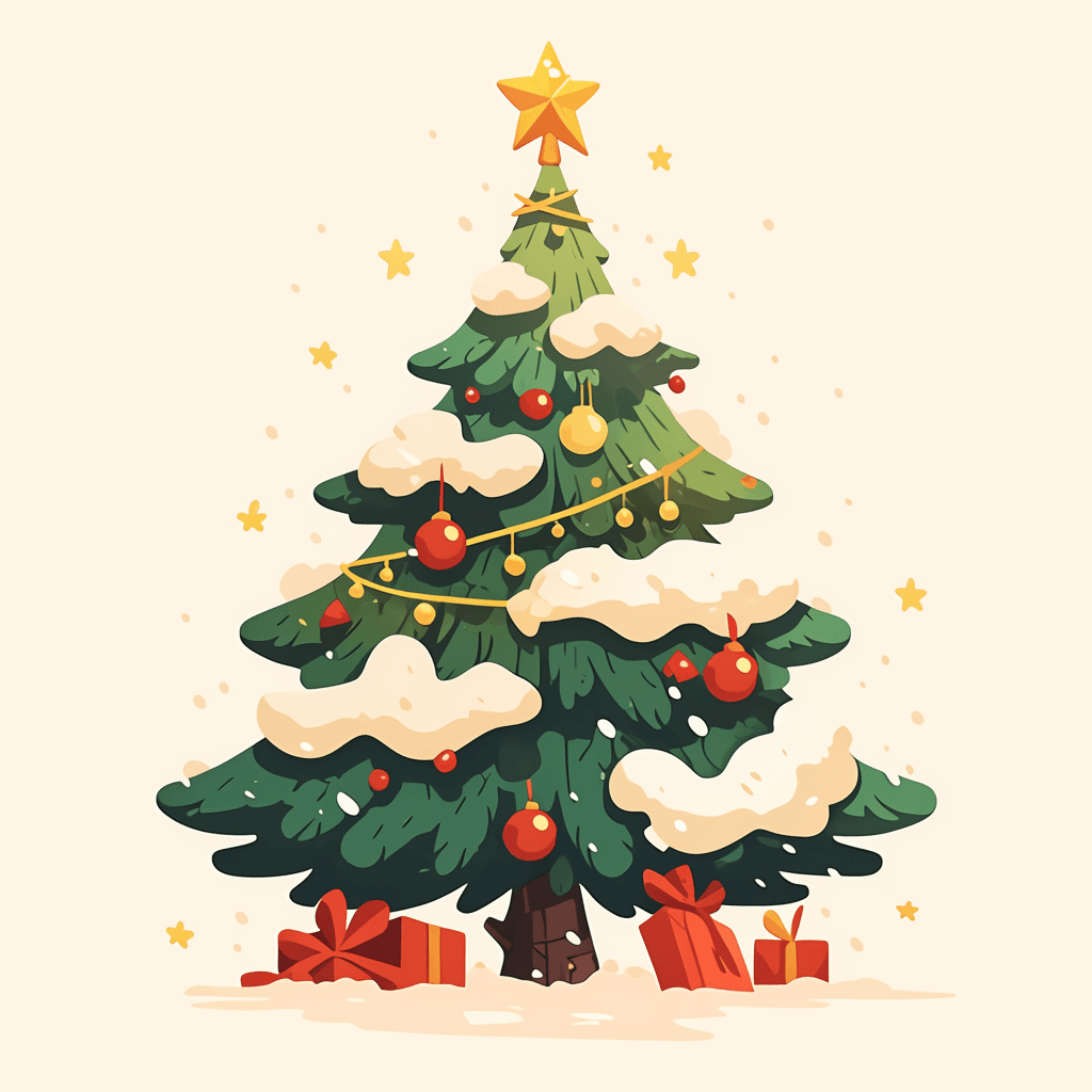 Christmas Tree 303 original repeating artwork