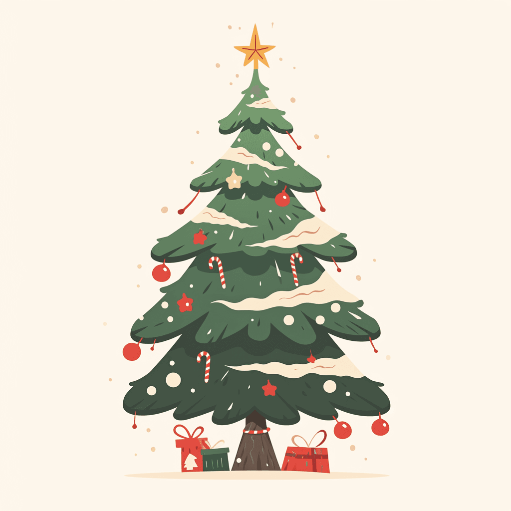Christmas Tree 142 original repeating artwork