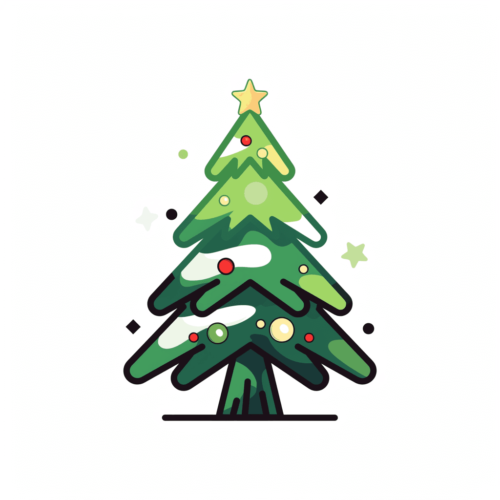 Christmas Tree Club original repeating artwork