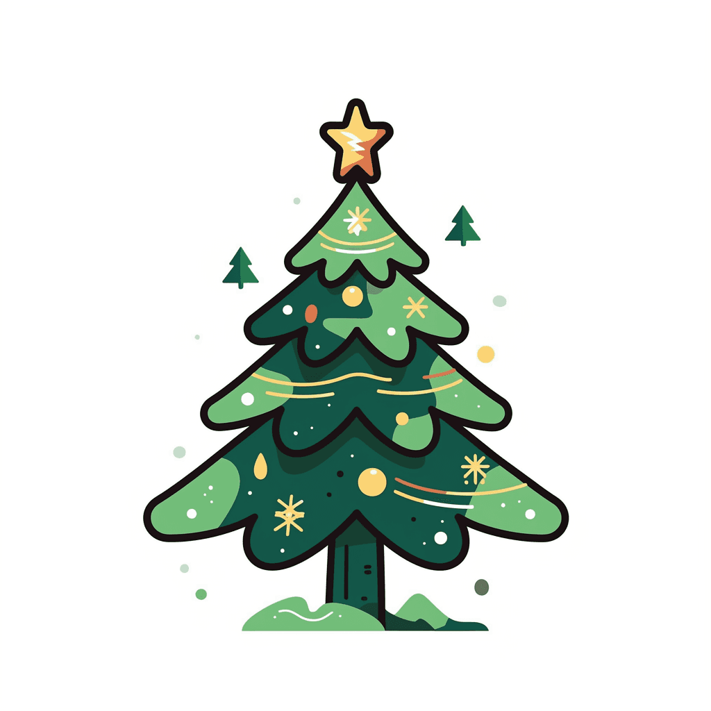 Christmas Tree 527 original repeating artwork