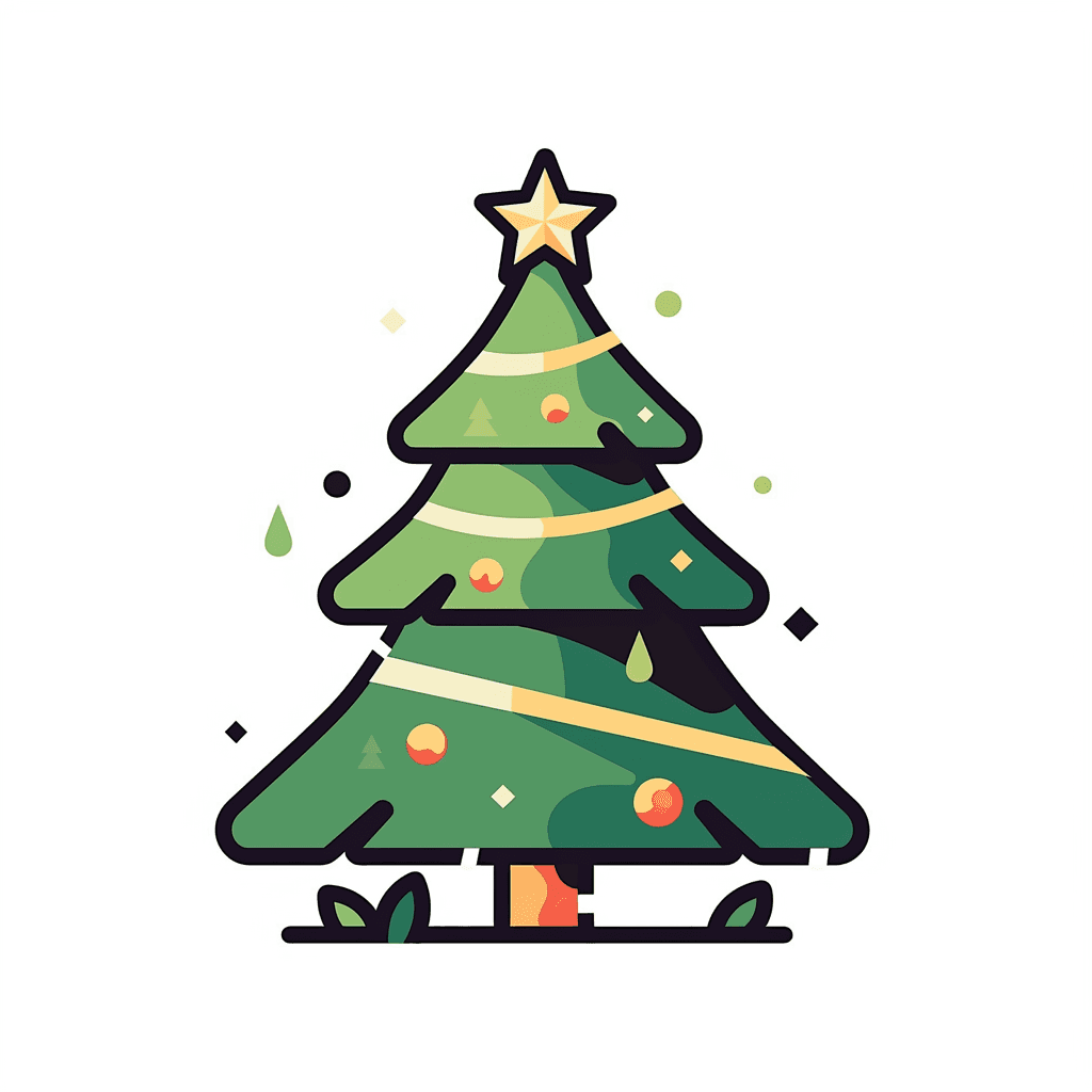 Christmas Tree 008 original repeating artwork