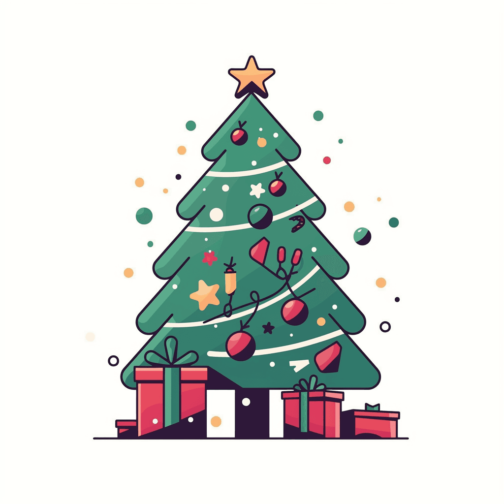 Christmas Tree 117 original repeating artwork