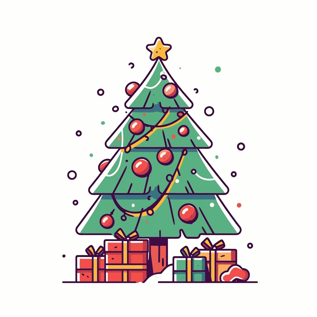 Christmas Tree 285 original repeating artwork