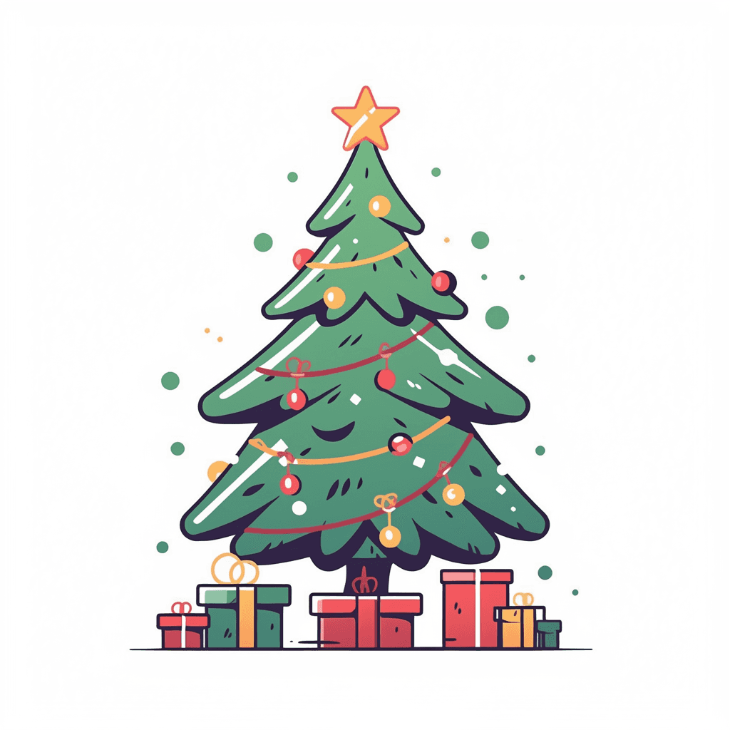 Christmas Tree 017 original repeating artwork