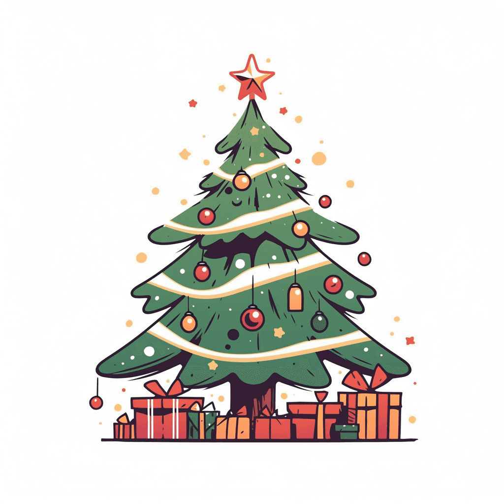Christmas Tree 215 original repeating artwork