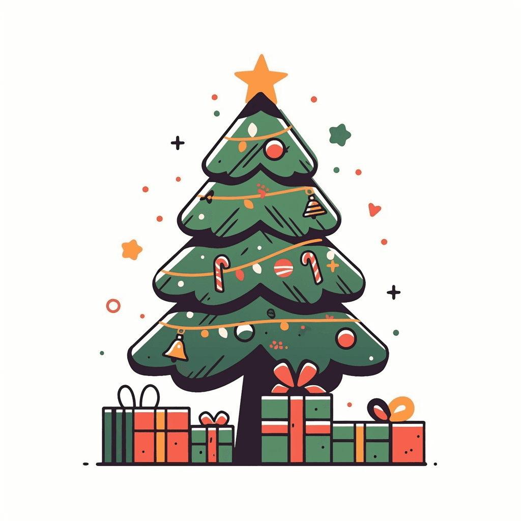 Christmas Tree 287 original repeating artwork