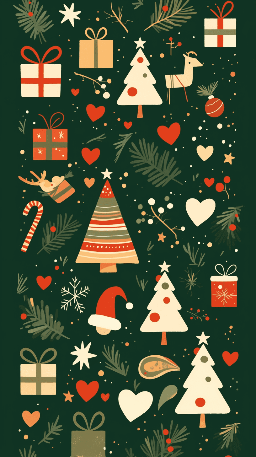 Christmas Tree 131 original repeating artwork