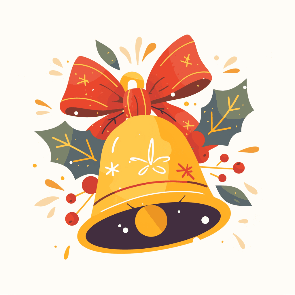 Christmas Avenue original repeating artwork