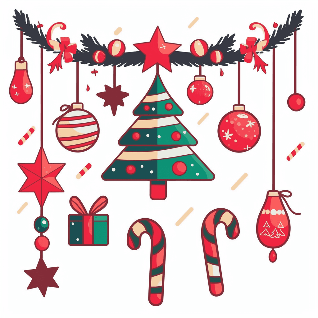 Christmas Spark original repeating artwork