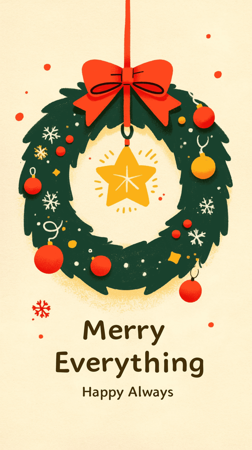 Christmas Wreath 253 original repeating artwork