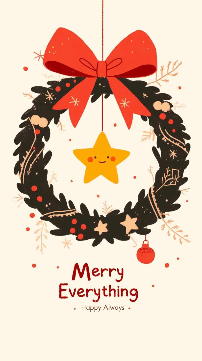 Christmas Wreath 188 original repeating artwork