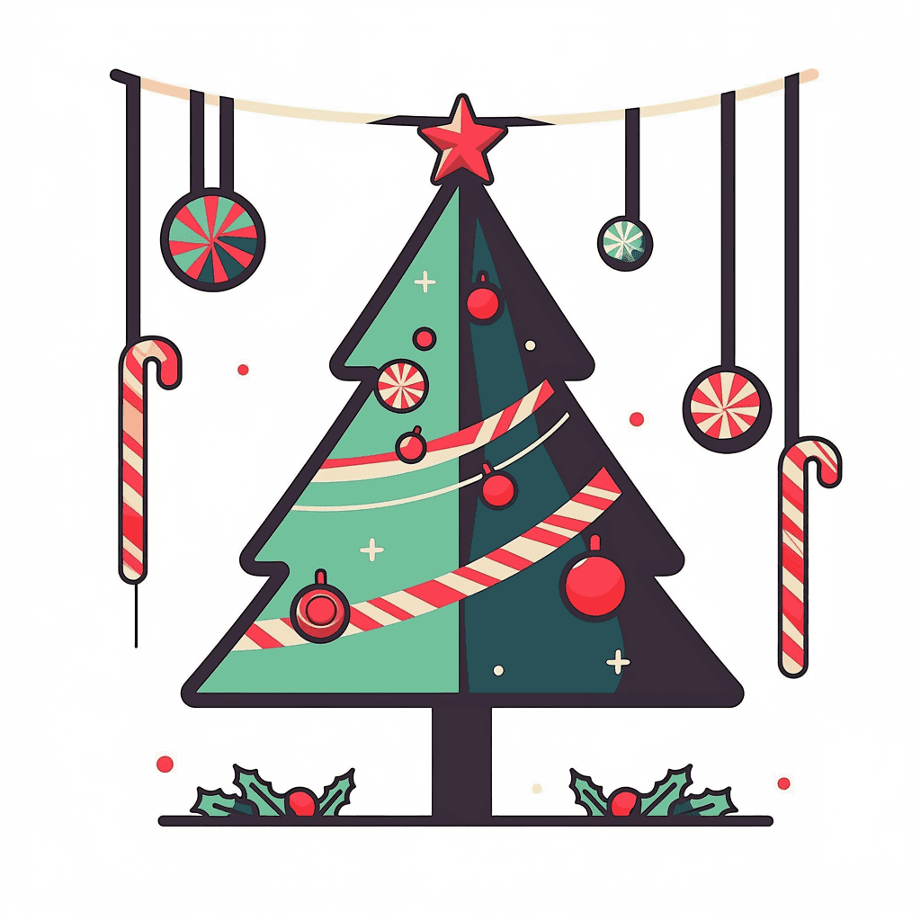 Christmas Tree 587 original repeating artwork
