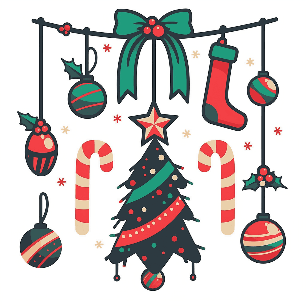 Christmas Tree 387 original repeating artwork