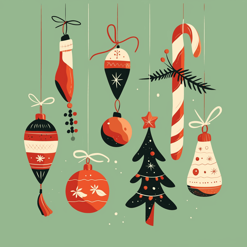 Christmas Tree Session original repeating artwork