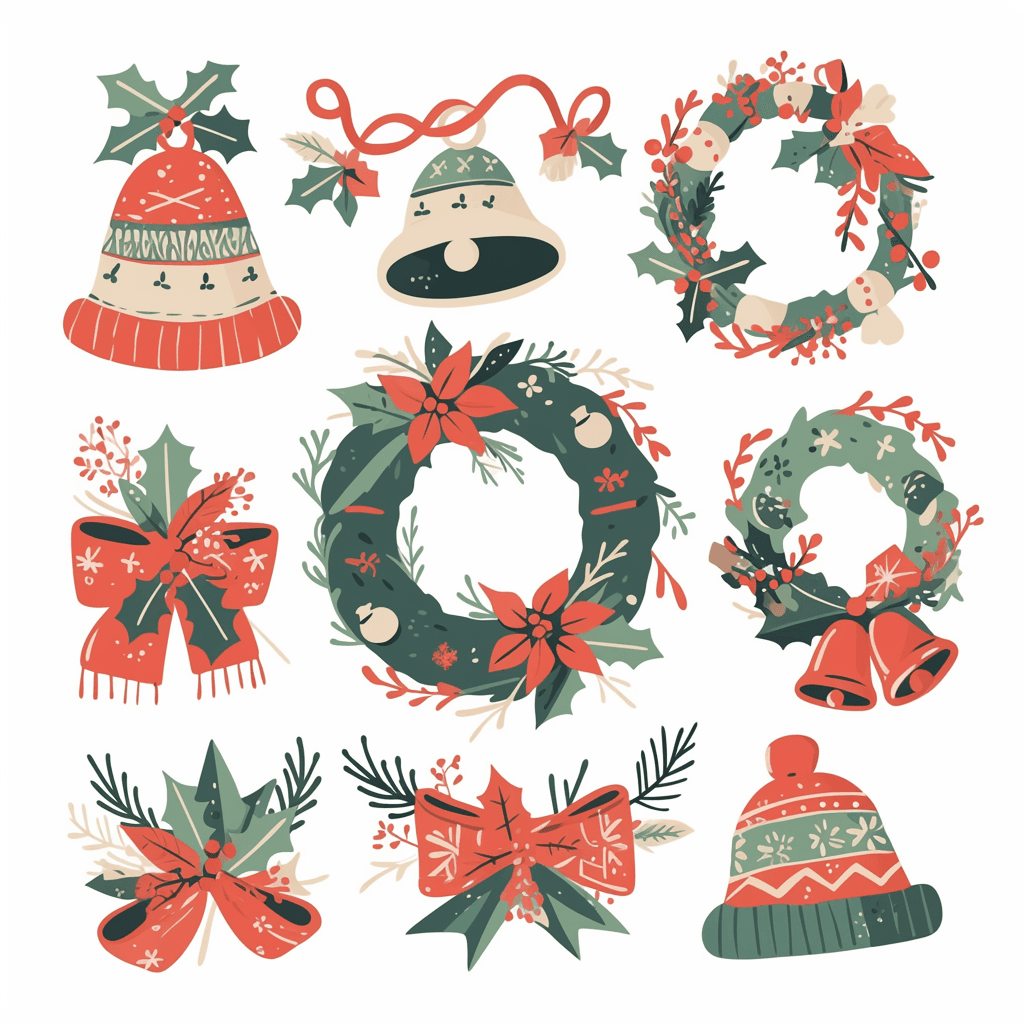 Christmas Wander original repeating artwork