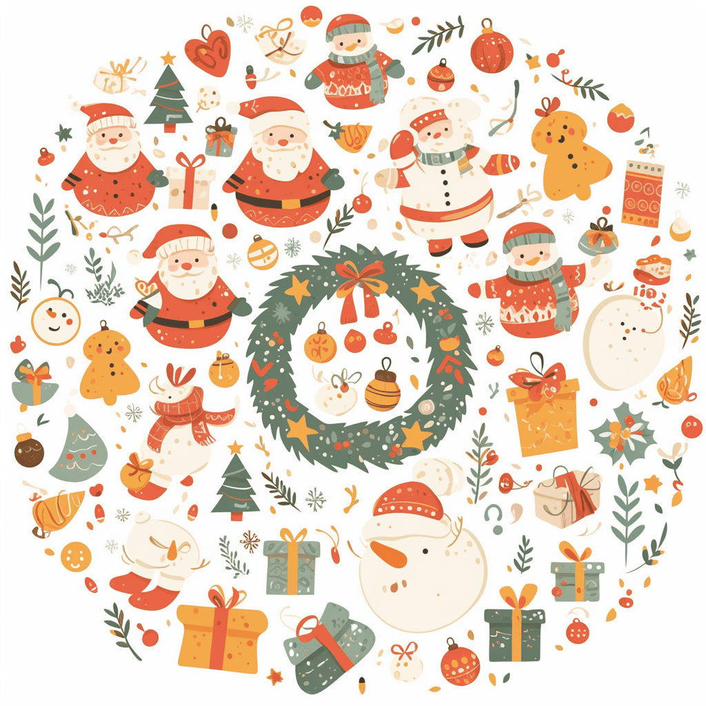 Christmas 223 original repeating artwork