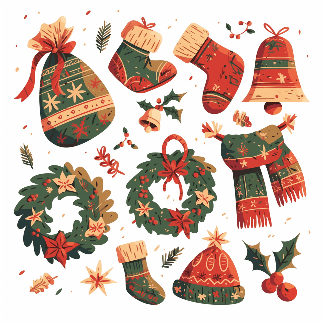 Christmas West original repeating artwork