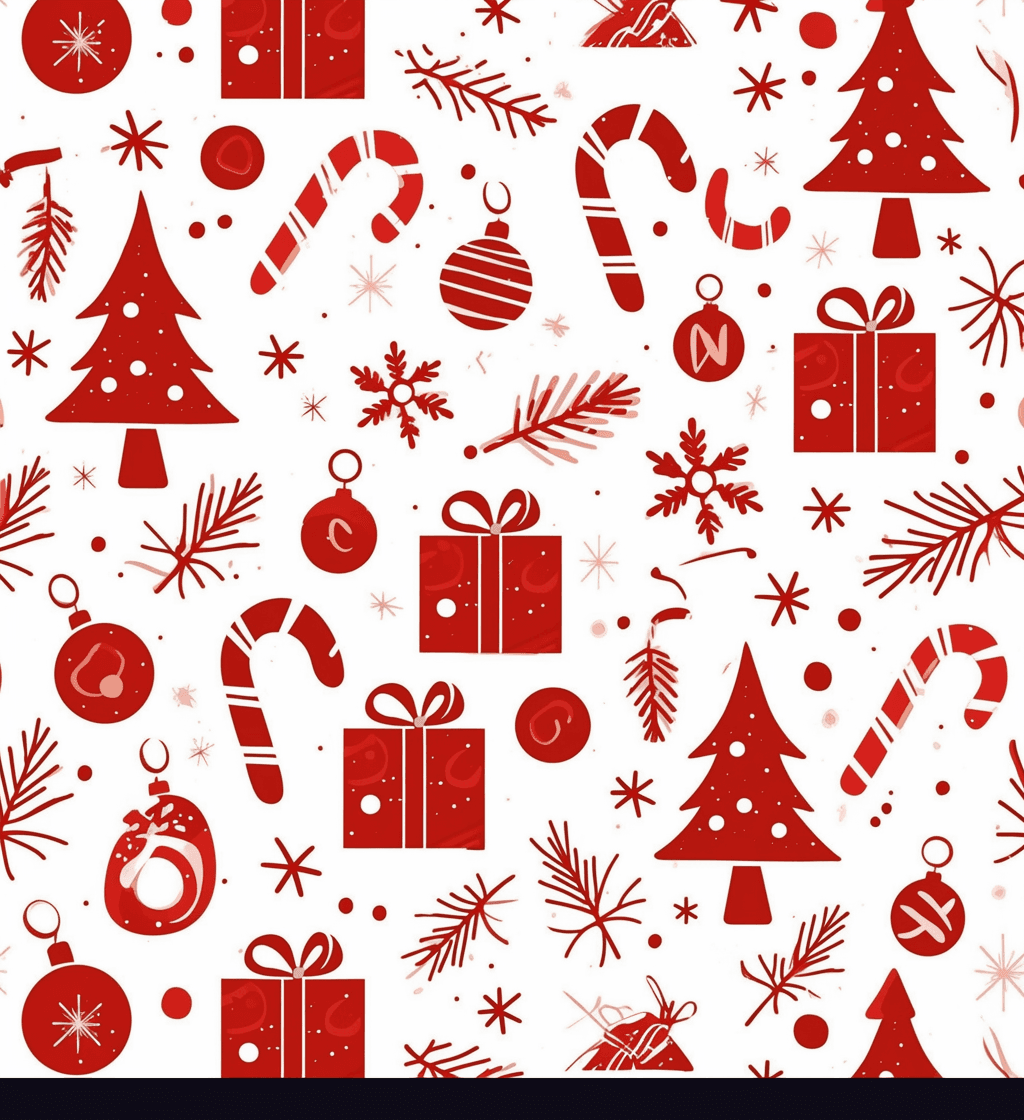 Christmas Design Zip original repeating artwork