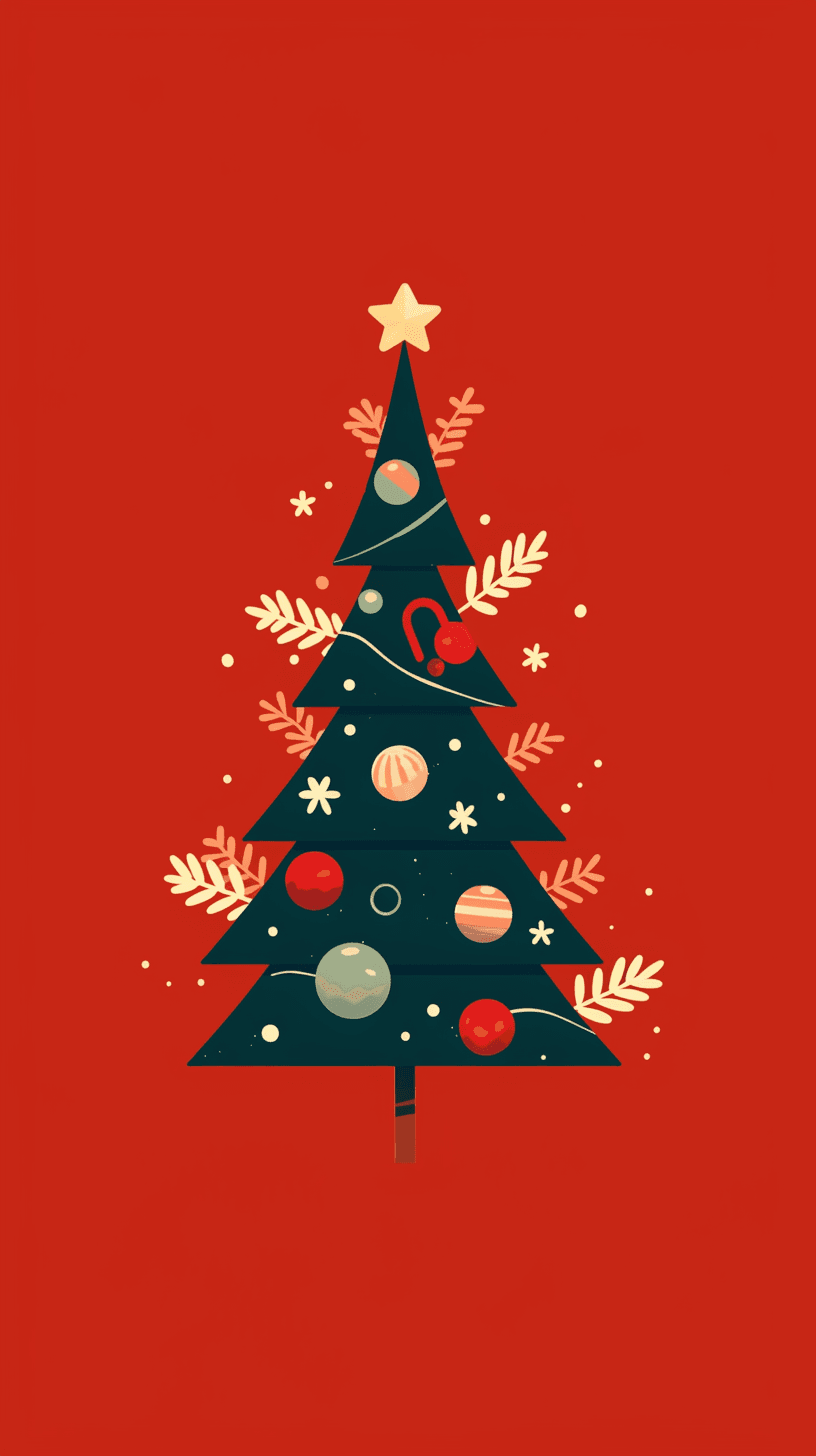 Christmas Tree 319 original repeating artwork