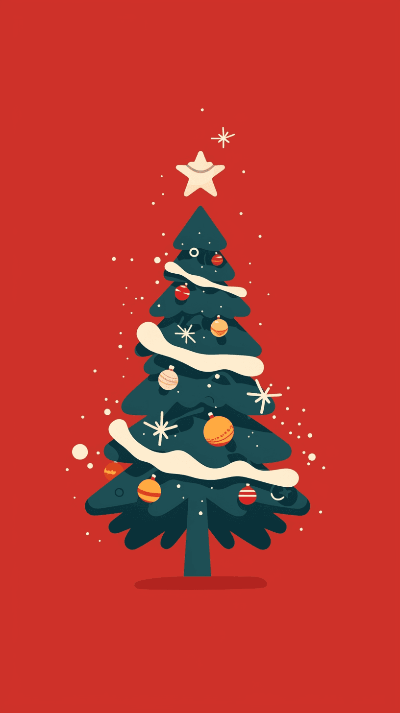 Christmas Tree 026 original repeating artwork