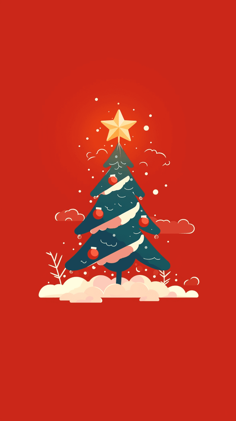 Christmas Tree 200 original repeating artwork